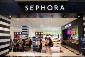 items purchased from Sephora in-store