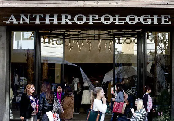 return by visiting Anthropologie store