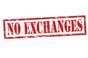 No exchange