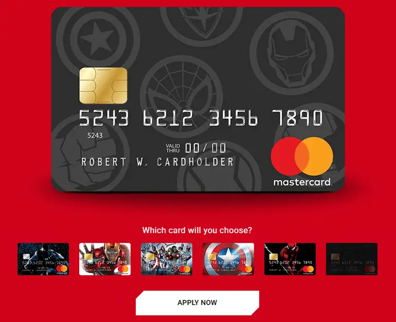 Marvel Credit Card Choice