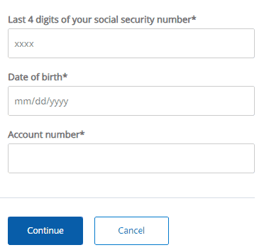 Forget Password/Username