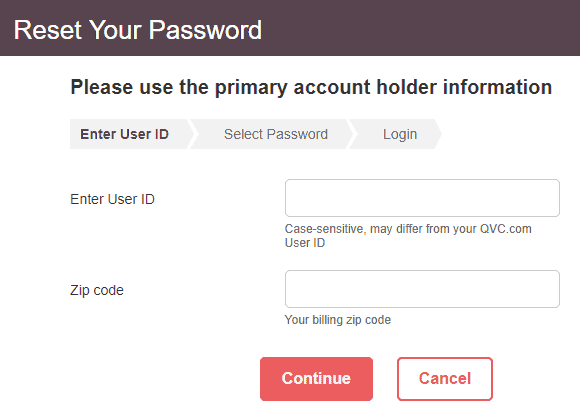Reset Password