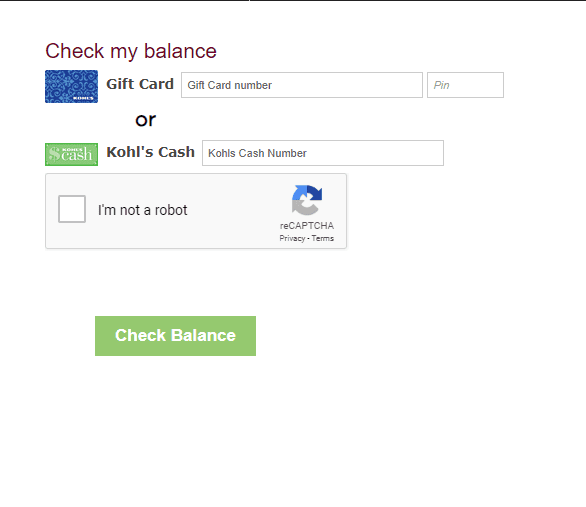 balance check