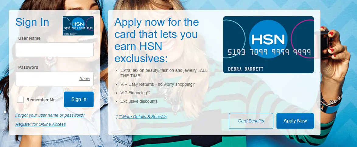 HSN Credit Card Login Activate Your Credit Card Easily