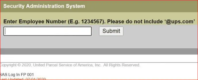 UPSers reset password