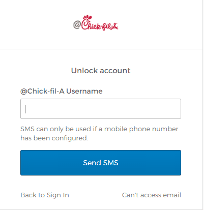 Step 4: Fill in details for unlocking account