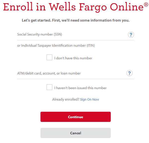 Step 3: Fill in details for enrolling 