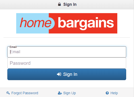 home bargains portal login